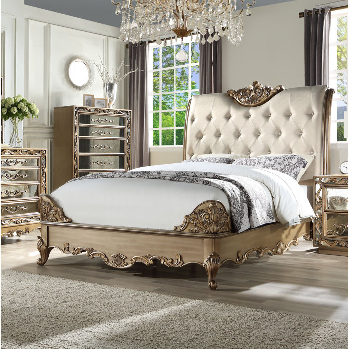 Rosdorf Park Chingford Upholstered Bed Wayfair
